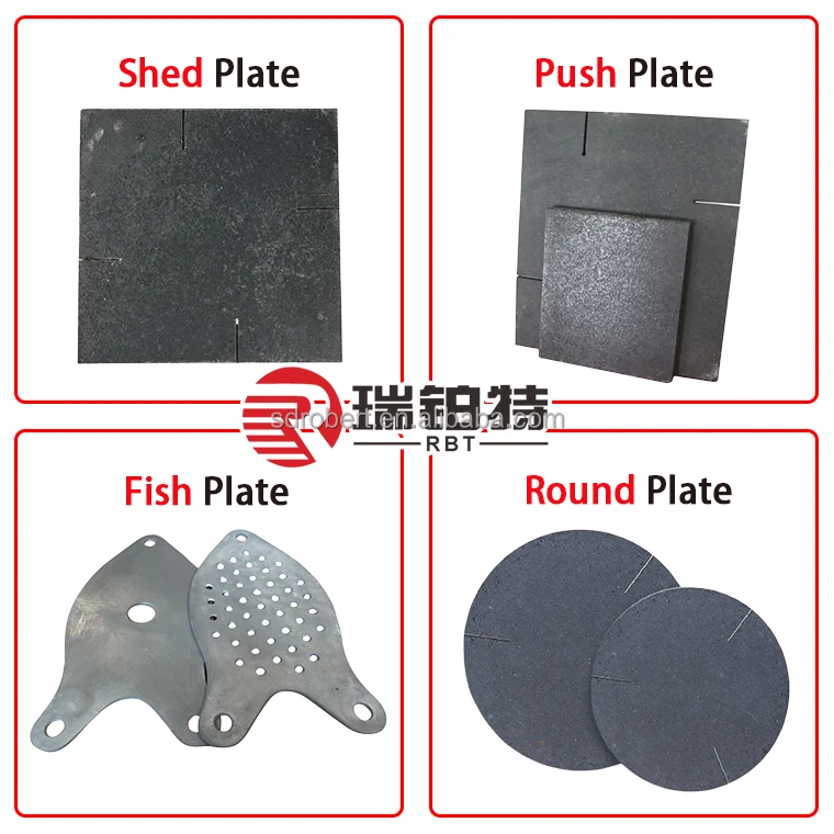 ROBERT Refractory High RBSiC Silicon Carbide Plates SSiC NSiC SiC Silicon Carbide Shed Board