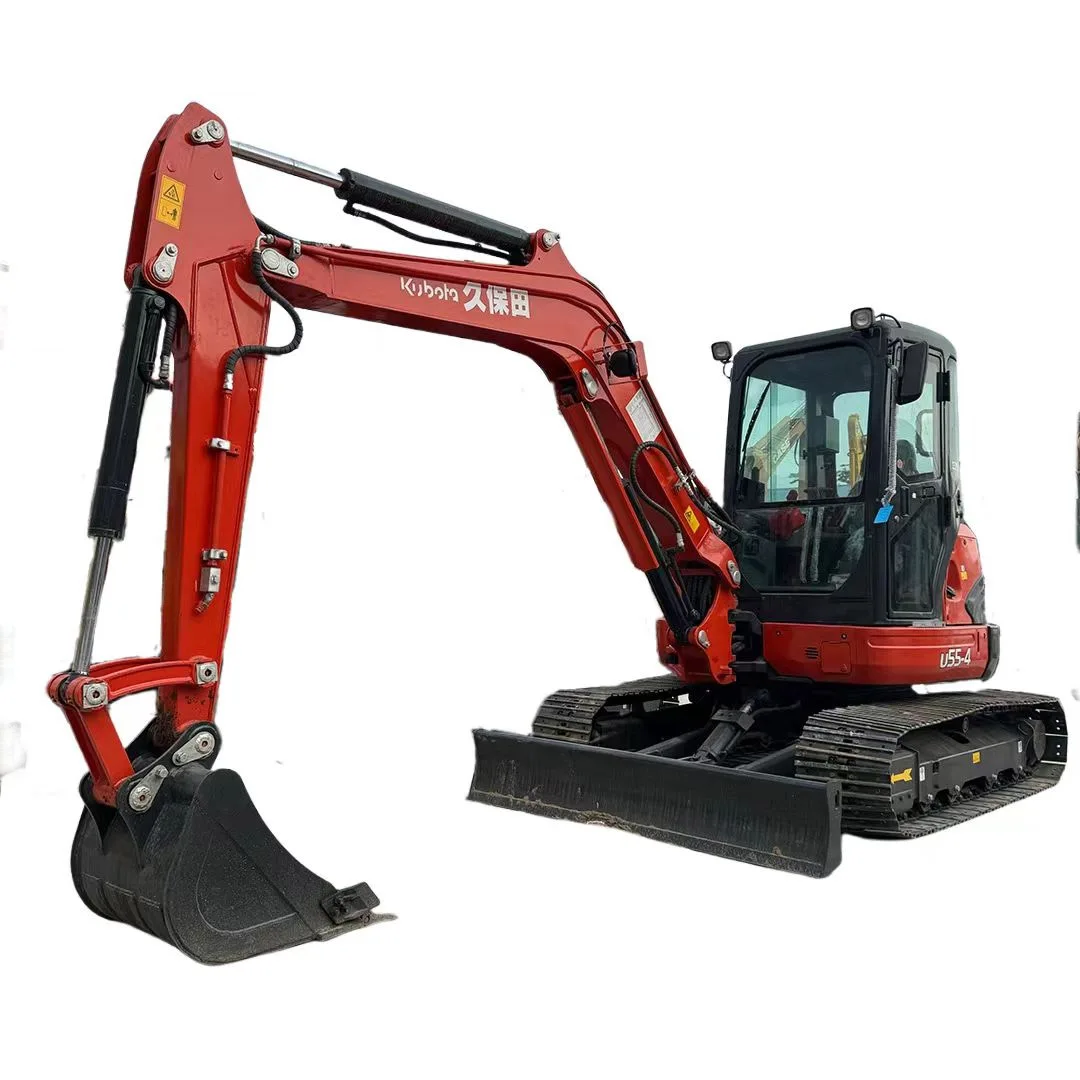 Японский мини-экскаватор Kubota u55 /Escavator Usadas 5 тонн KUBOTA 55 U55-4 б/у мини-экскаватор для продажи