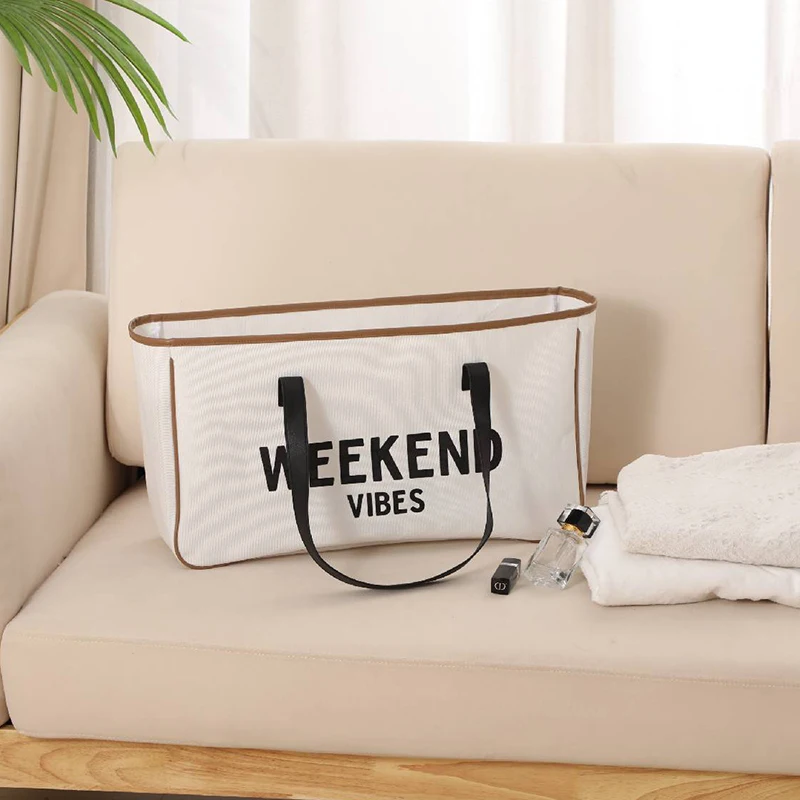 Wholesale Fashion Custom Design Tote Bag Canvas Weekender Print Bags Women Handbags