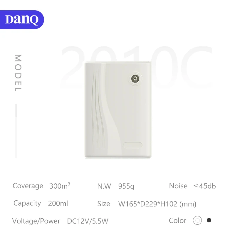 Acrylic Touch Screen Nano Fog Electric Air Freshener Oil Mist Purifier Home Essential Oil Aromatherapy Machine