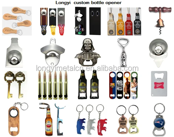 Custom Wood Pop Top Premium With Corkscrew Ironwear Metal Wall Wine Beer Bottle Opener