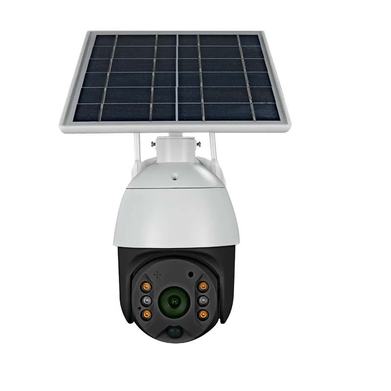 360-degree panoramic wifi wireless monitoring solar camera outdoor high-definition night vision remote free plug-in dome camera