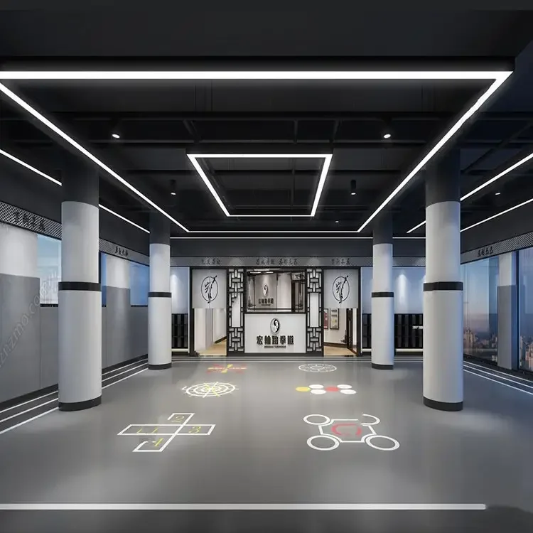 High Quality Indoor Commercial Office Hanging Linear Lamp 30W 50W 70W Led Chandelier Pendant Light for office