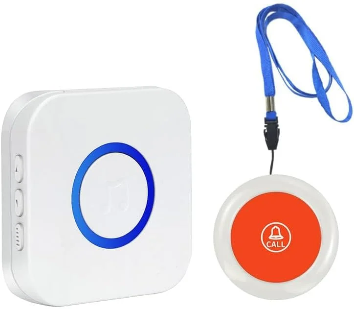 Mayseeker Wireless Calling System for Seniors with Emergency Button and Customizable Ringtone for Home Use