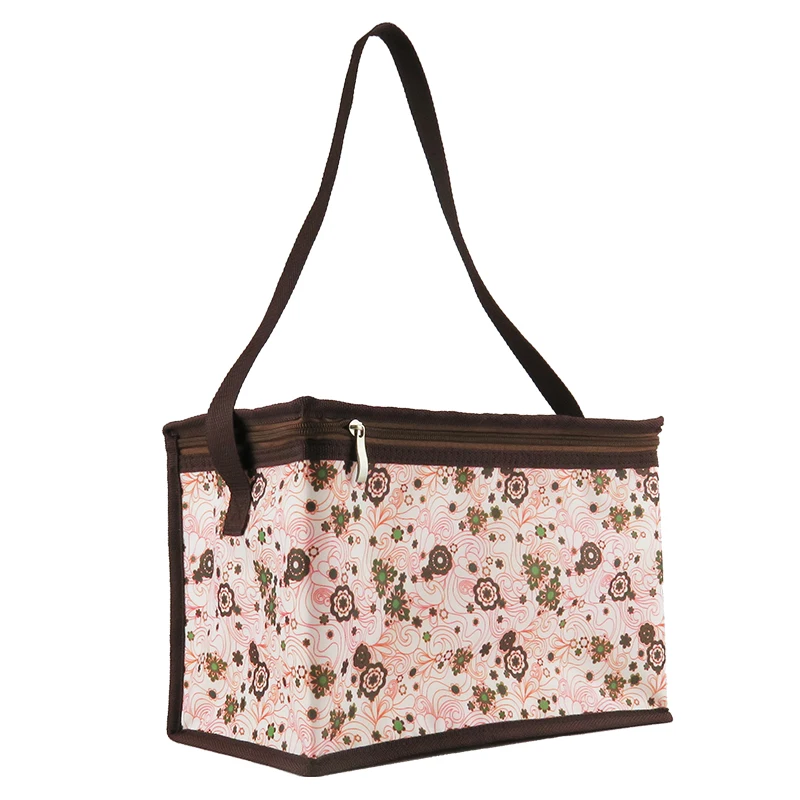 2020 cheap custom logo insulated lunch cooler ice bag with handle