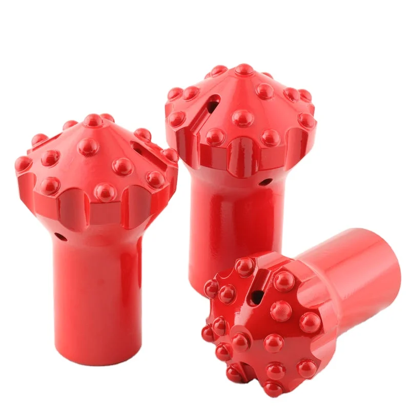 High Quality Reaming Rock Drill Bit Tunneling Thread Tapered Button Bit For Drilling Rig