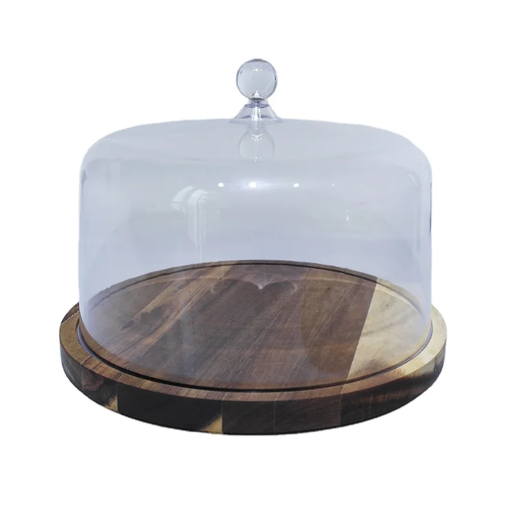 Многофункциональная подставка для торта с прозрачным акриловым куполом