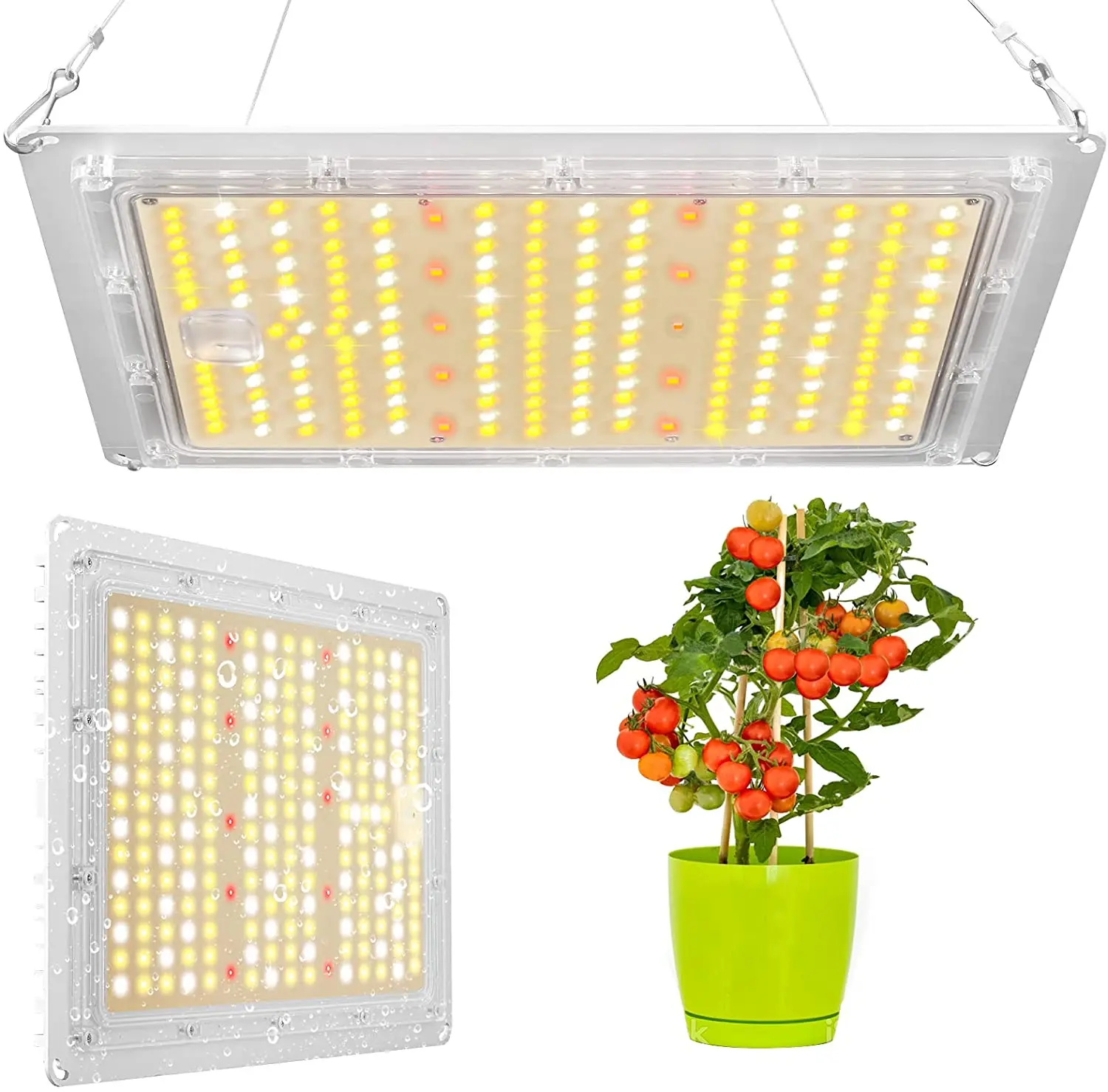CE ROHS ETL Listed IP65 waterproof led grow light 2X2 2X4 5x5 100w 220w wholesale led grow lights indoor plants