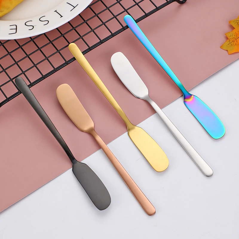 Factory Direct Sales Cheese Dessert Knifes Stainless Steel Butter Knife