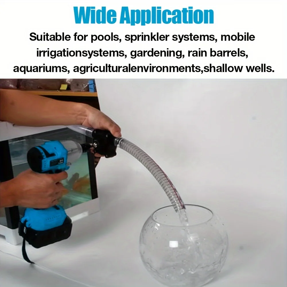 Household Water Pump Electric Hand Drill Pump For Garden Car Wash Pumping