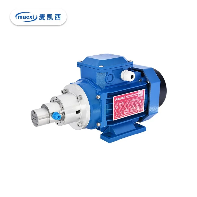 best selling Anticorrosion Zero leakage AC three phase magnetic drive gear pump