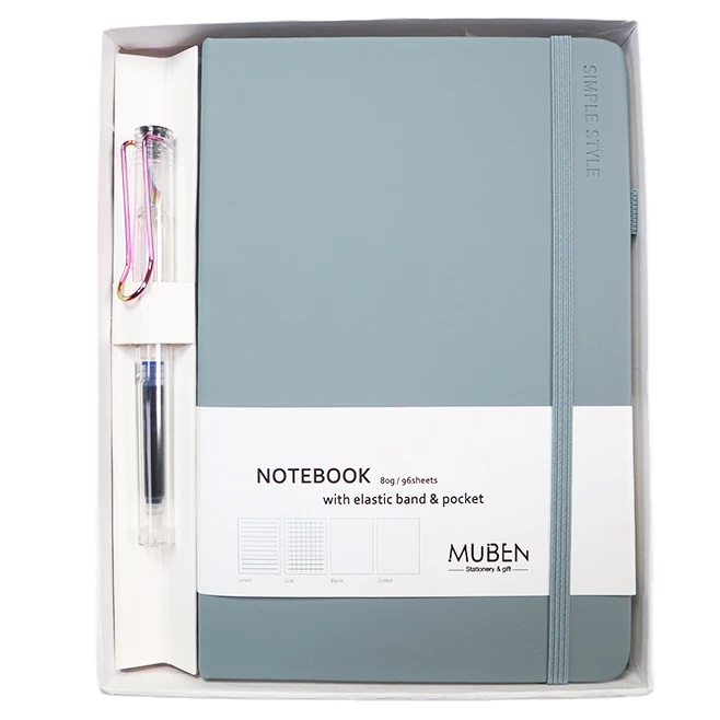  Free Sample Custom 2022 Planner Color Cover Diary Journal Core Agenda Notebook Gift Box with