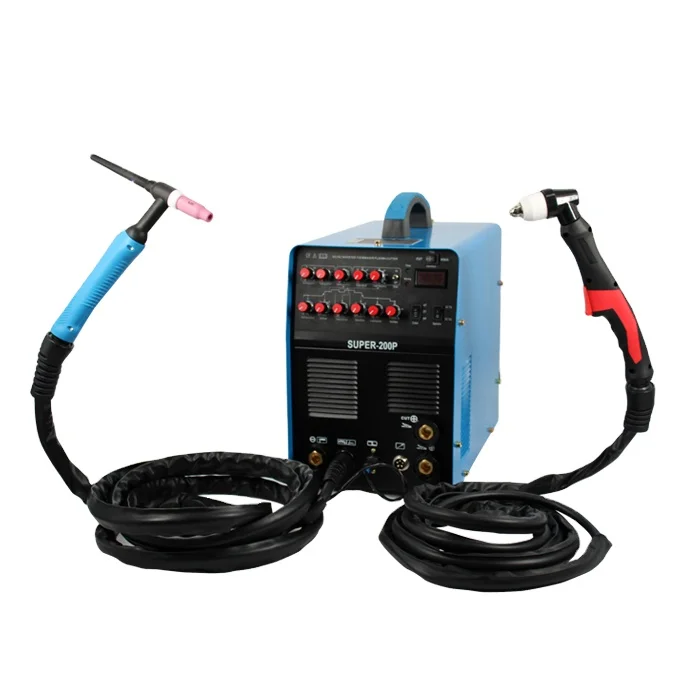Inverter Multifunctional Digital Super 200 TIG CUT MMA ARC Ac Dc Tig welding machine Tig welder
