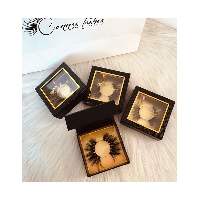 Wholesale Custom Printed Make up Eyelash Packaging Box Add Your Own Logo Cardboard Packing Eyelash Box