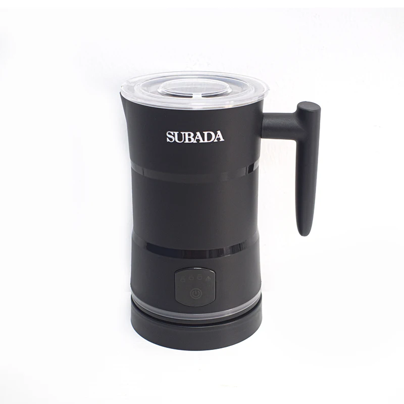 New Customized Stainless Steel Milk Frothing Machine Smart Milk Frother Kettles 14.5OZ for Office Worker Making Cappuccino Latte