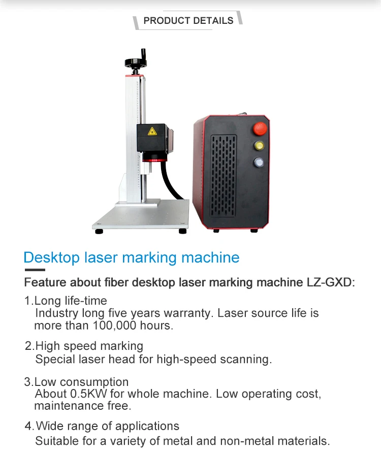Small Mini 3d Color Portable Mopa Fiber Laser Raycus 20W 30W 50W 70W With Rotary Metal Fiber Laser Marking Machine