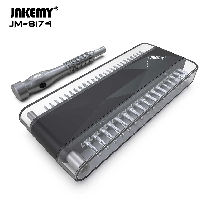 New Product JM-8174 Mini Precise Screwdriver Bits Set with Strong Magnetism for Mobile Phone Laptop Game Pad Home Maintenance