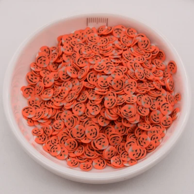 
Polymer Hot Clay Sprinkles Halloween Pumpkin Head Shape Sprinkles For Crafts Making DIY confetti Slime Scrapbook 