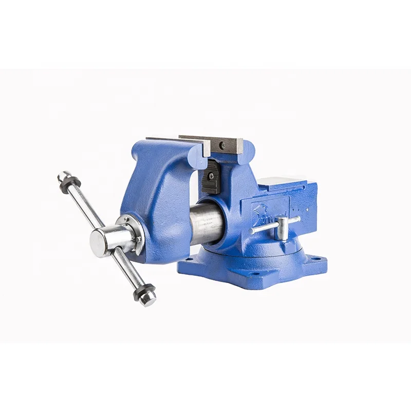 Ductile Iron Factory low price 1745A 360 swivel base heavy duty adjustable bench vise