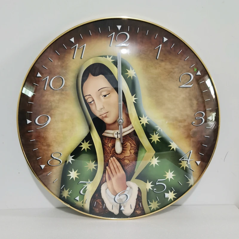 Religioso  CLOCK cudros  guadalupe Home decor Last supper jesus picture frame wall arts 3D picture frame