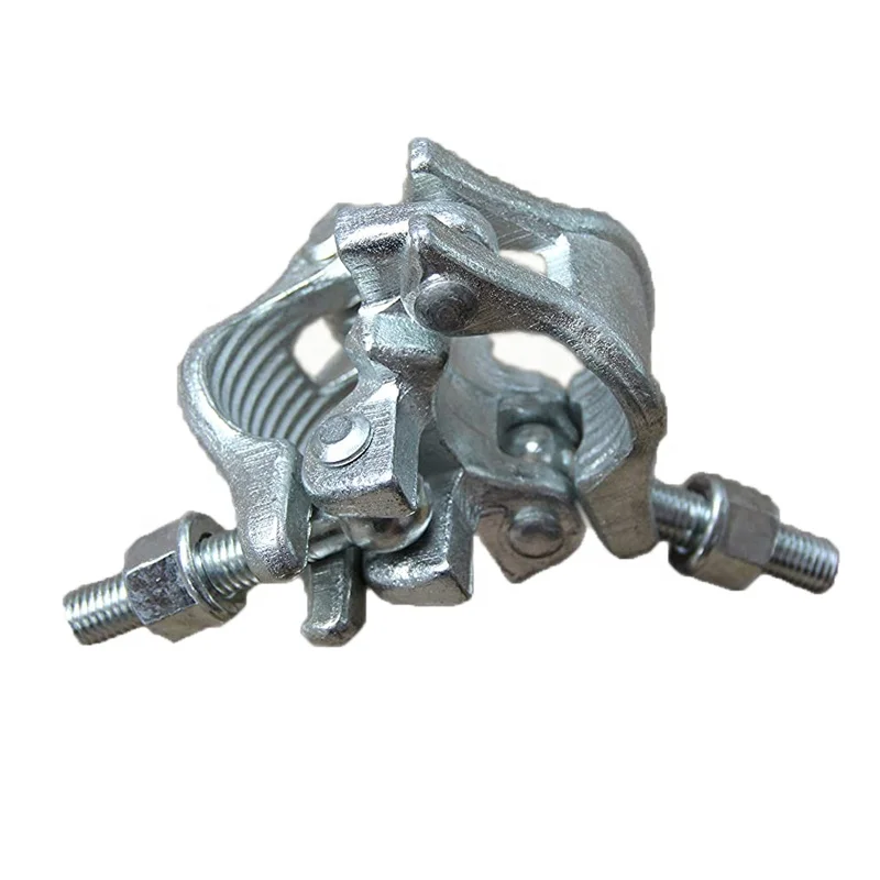 Drop Forged Double Clamps For Scaffold EN 74 90 Degree Galvanized For Sale