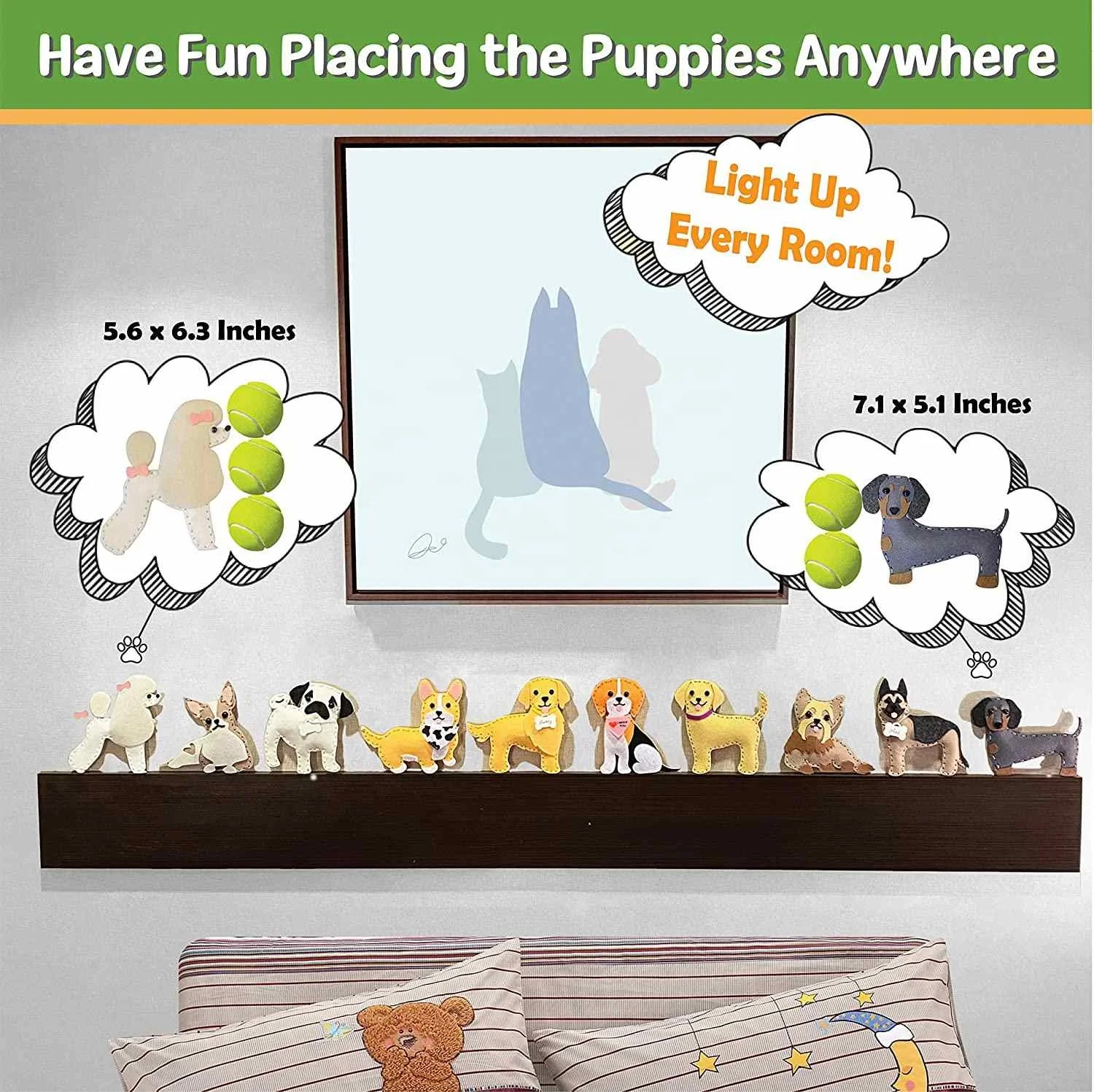 wholesale homeschool creative handmade activity small doll puppy dog arts and crafts sets felt diy toys for kids 6-12