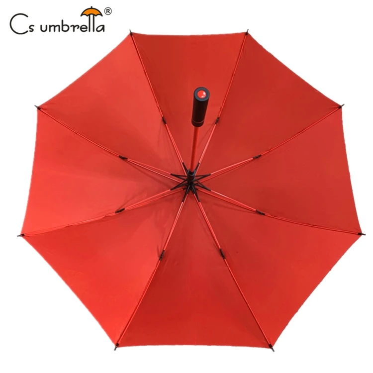 YS-7067 Hot Selling Straight Umbrella Auto Open Long Shaft Single Layer Windproof Custom Logo Printing Golf Umbrella