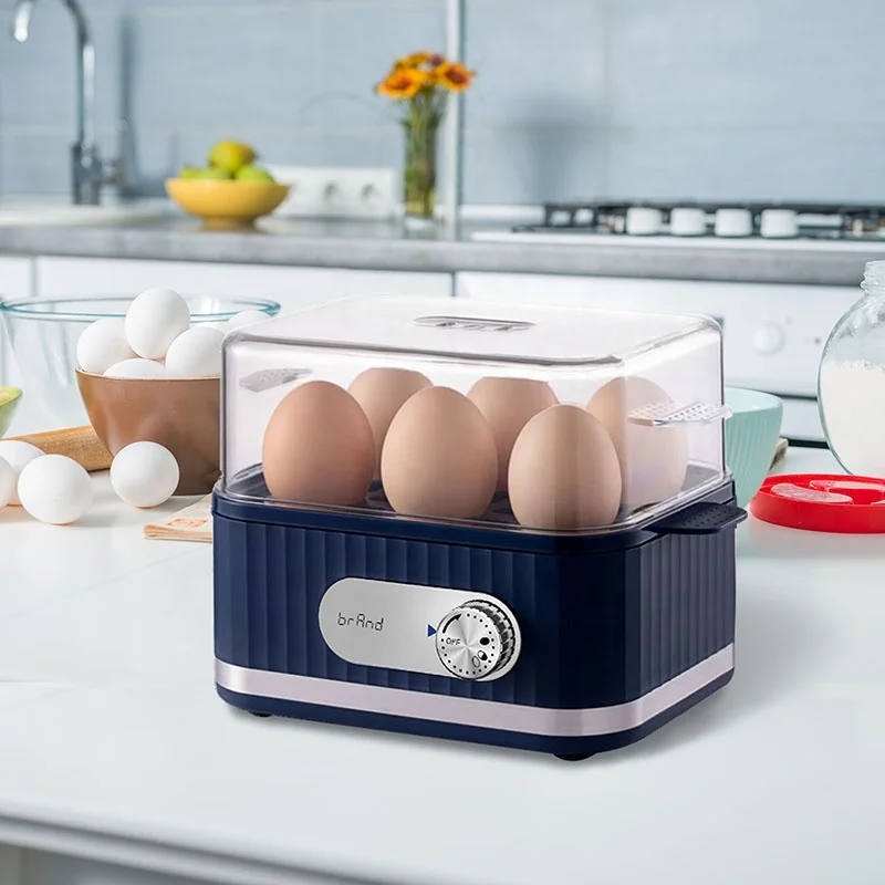 Household Egg Cooker Boiled Maker Electric Egg Boiler Custom OEM Steel Stainless Power Time Food Rohs Color Accept Material ABS