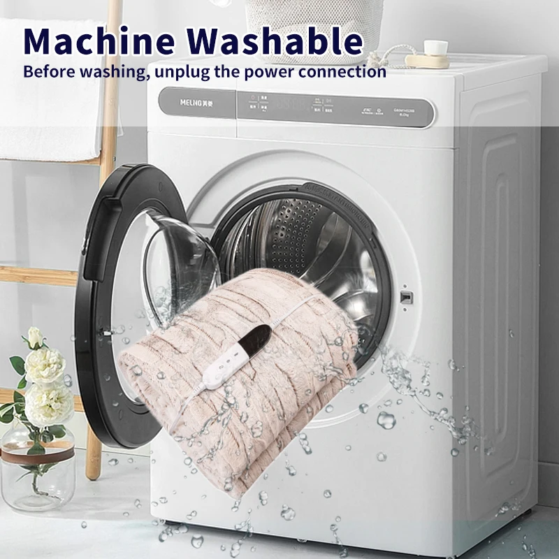 Portable Electric Heated Blanket Constant Temperature Heating Wire Comfortable Stable-UK/US Household Use Limited Time Discount