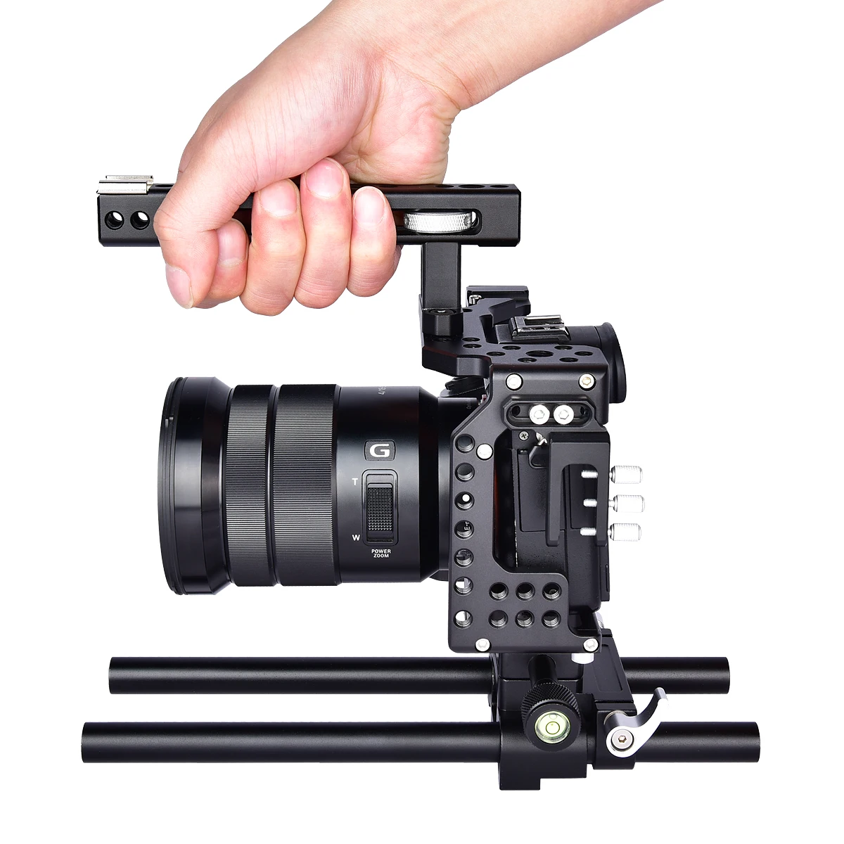 YELANGU Portable Aluminum Alloy Ca7 Camera Cage DSLR Rig for Sony A7 Series