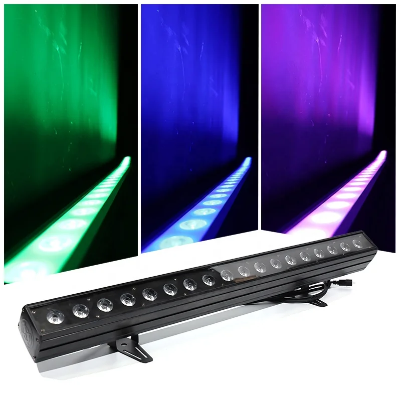 18x10w RGB 3in1 Led Wall Washer Light For DJ Night Club Bar