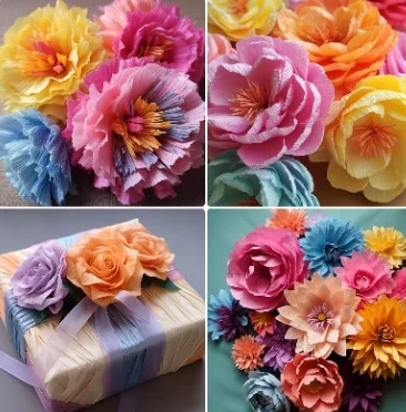 17 Colors 250x50cm Colored Crepe Paper Roll Origami Crinkled Crepe Paper Craft DIY Flowers Decoration Gift Wrapping Paper Craft