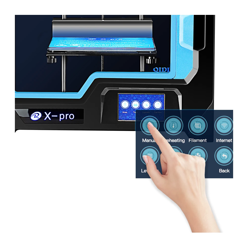 QIDI TECH 3d printer X-pro dual extruder high precision ABS PLS TPU PETG