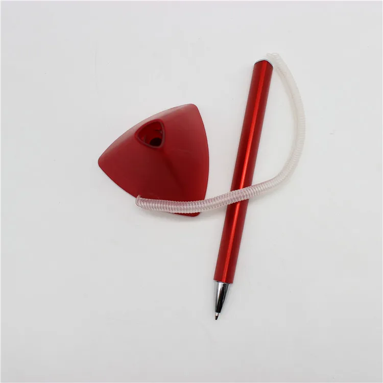 pen with rope desk pen triangel shaped ball pen
