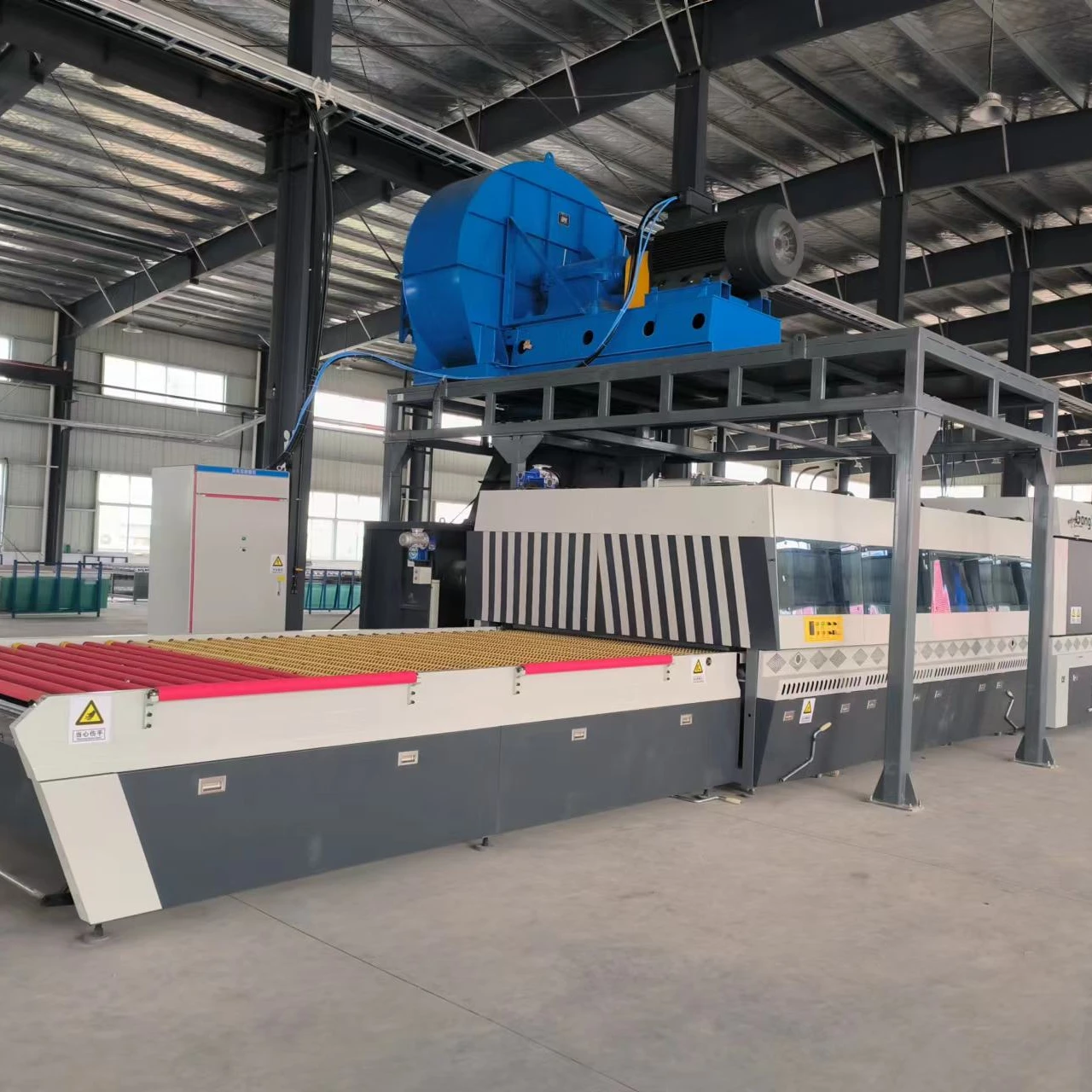 Gangxin 2436 Tempered Glass for Windows and Doors Glass New Product 2023 Horizontal Provided PLC Glass System