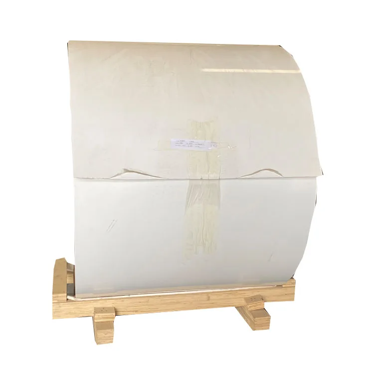 Окрашенная алюминиевая катушка. 024 0,32 белый для желоба и кровли