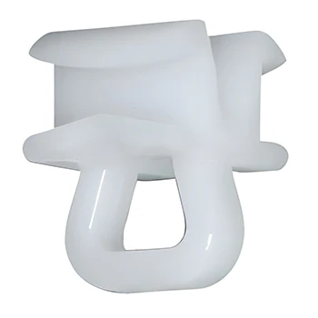 Modern U-Shaped  Sliding Runners Plastic Roller Curtain Gliders for Curtain Track