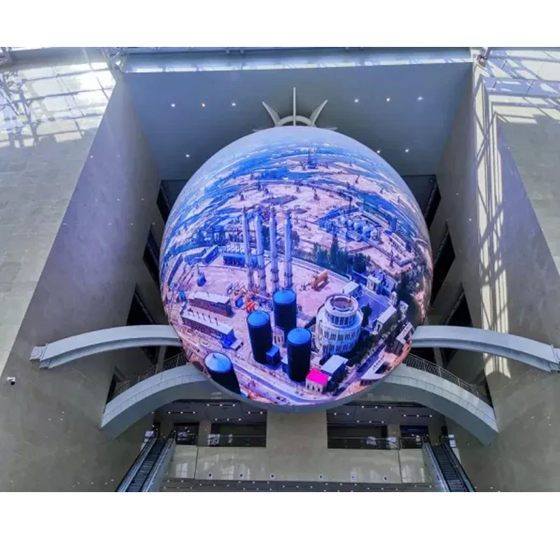 creative shapes sphere LED screen soft modules ball LED screen indoor outdoor ball LED display