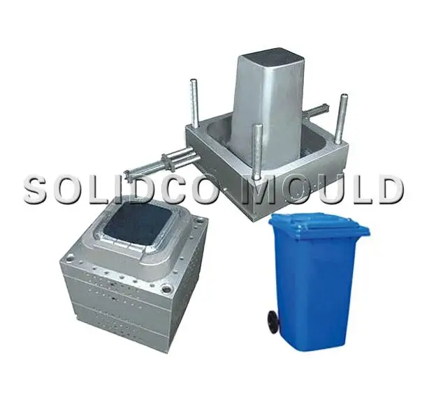 Custom Plastic Trash Can Waste Bin Mould Indoor Recycling Garbage Container Mould