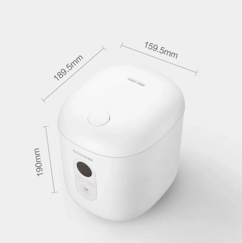 Xiaomi Ocooker Mini Rice Cooker 1.2L Smart Electric PFA Powder Coating 300W 220V