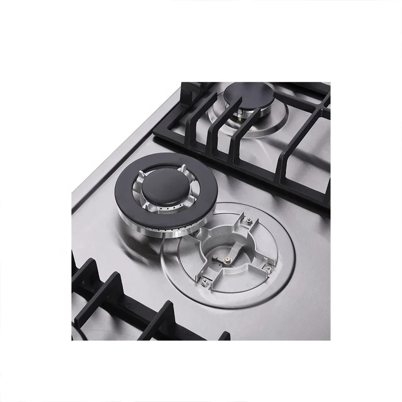 OEM ODM Gas Hob Kitchen Stainless Steel 5 Burner Gas Cooker