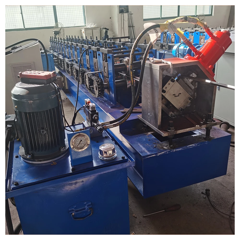 Stud and Track Roll Forming Machine Double Lines omega Profile Light Gauge Steel