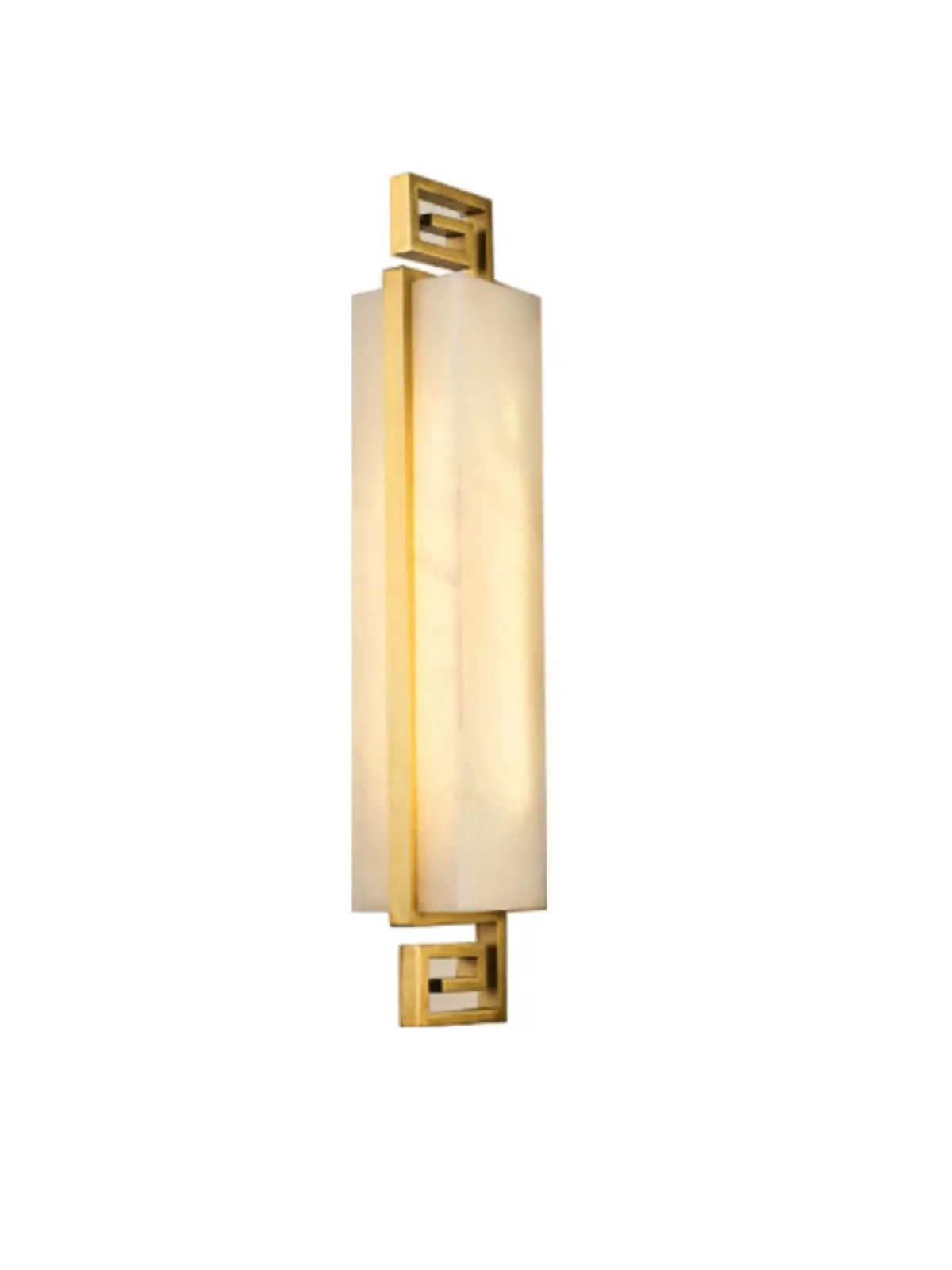 Dimmable Marble LED Wall Light Metal Copper Modern Lighting Fashionable Dimmable Wall Lamp for Bedroom, Living Room, Hallway