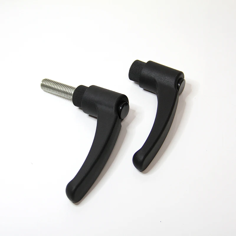 HZ.103008 black nylon L-shaped adjustable rotary fastening handle Industrial clamp lever handle