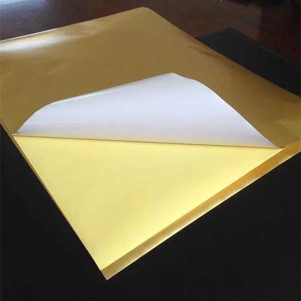 Алюминиевая фольга, самоклеящиеся защитная бумага, бумага с high gloss на одной стороне