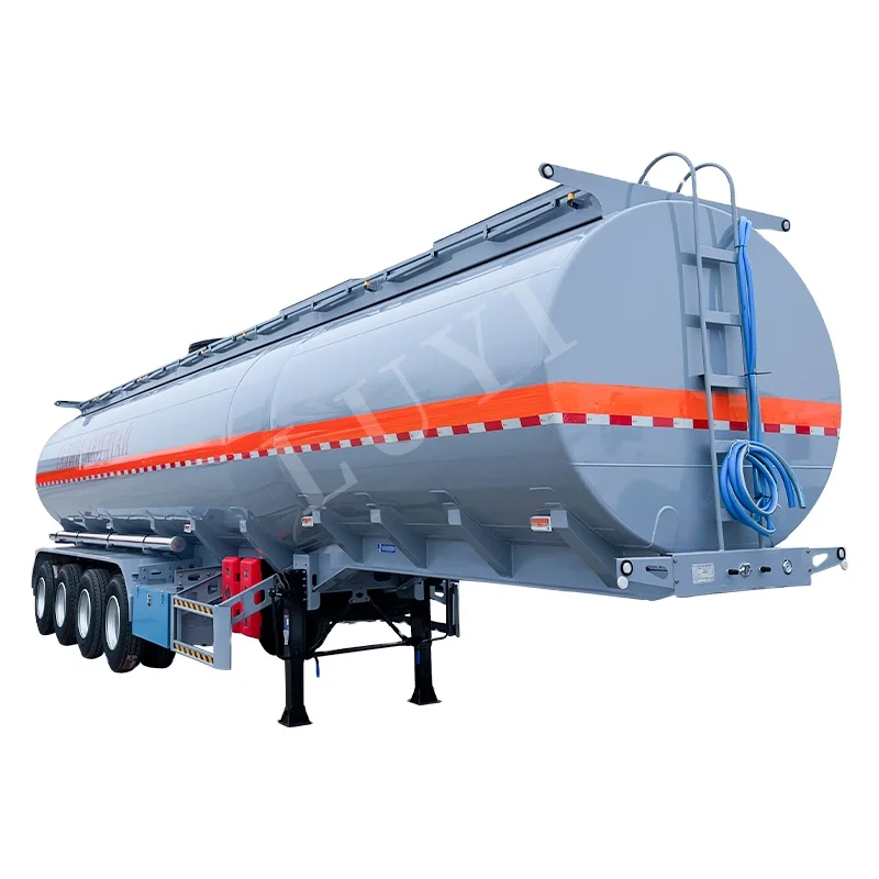 LUYI 40000-50000L 3-осевой водовоз из нержавеющей стали/Топливозаправщик для перевозки топлива