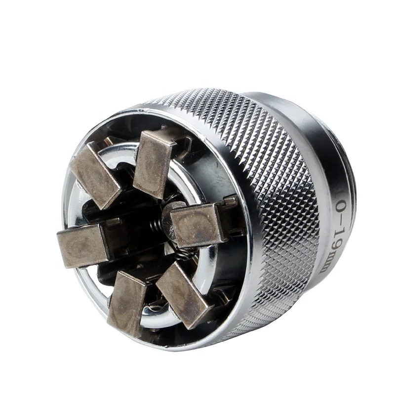 Hot sale lowest price  Bidirectional Adjustable 10-19mm Ratchet Head Socket Adapter Set Ratchet Socket Wrench