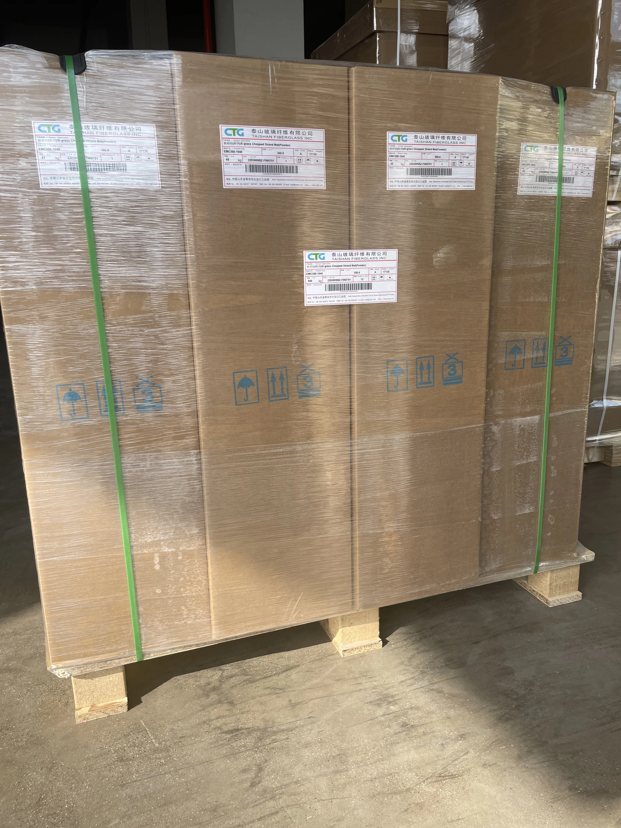 Taishan fiberglass E-glass chopped strand mat EMCL powder/emulsion