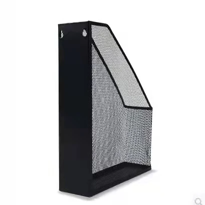 Single file metal mesh magazine box data rack single file data rack file sorting column office suppliesme