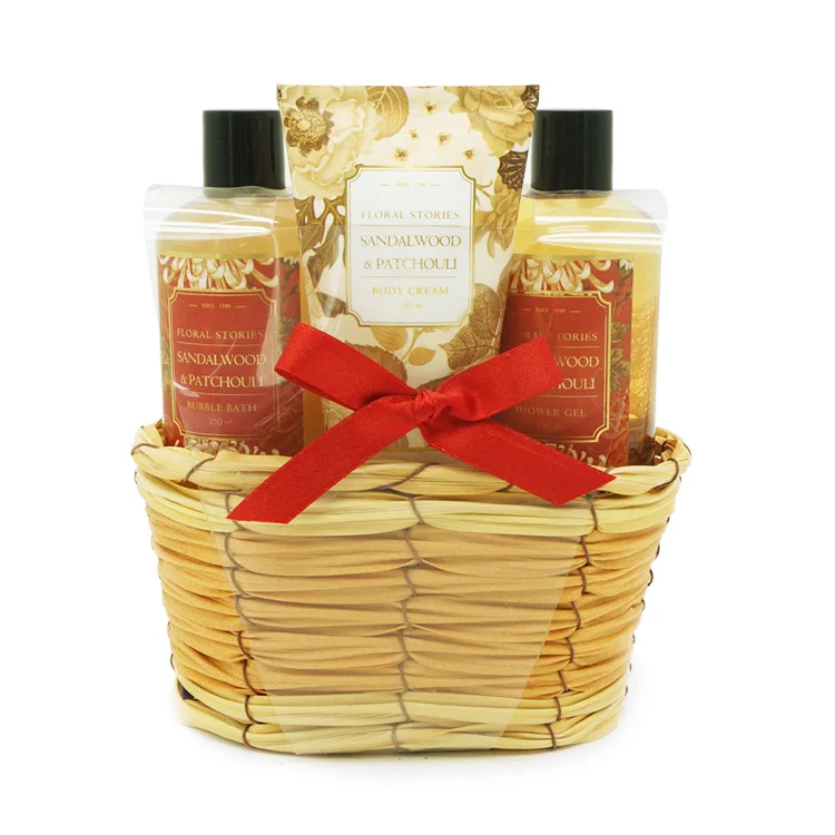 Floral perfume bath bubble and smooth shower gel bath gift sets moisturizing bath body lotion spa set for home spa travel care